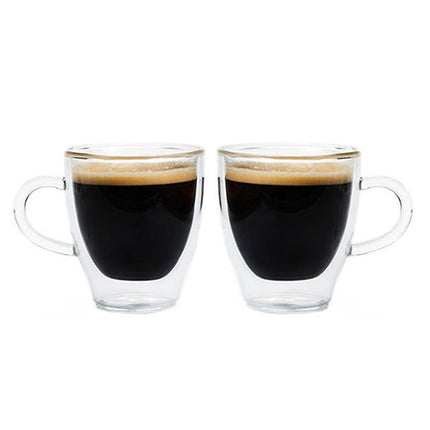 Turin Double Walled Espresso Glassware with Handle