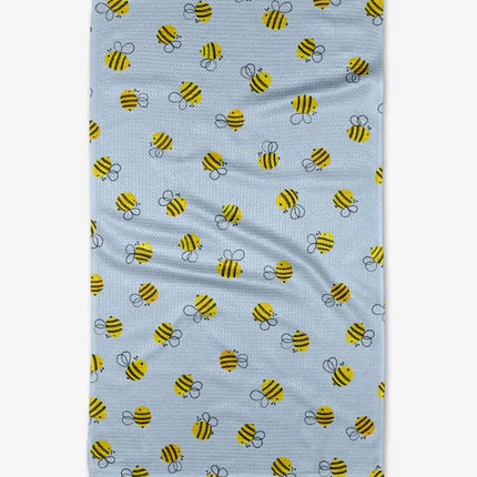 Geometry Tea Towel Buzzing