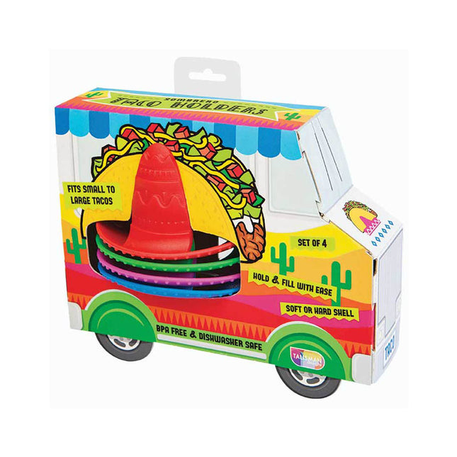 Sombrero Taco Holders Set Of 4 IA