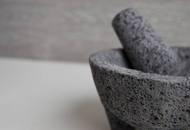 7'' Molcajete with Tortilla Basket