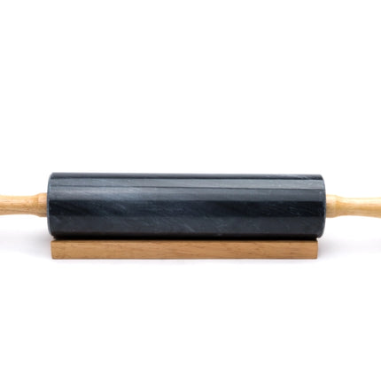 Fox Run Marble Rolling Pin, Black, 10"