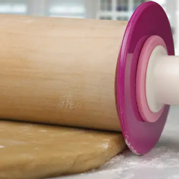 Bakelicious Adjustable Rolling Pin, 12-inch Barrel