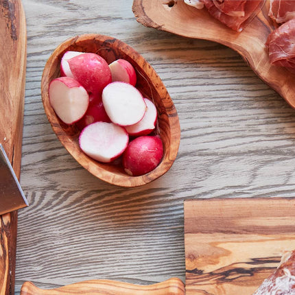 Italian Olivewood Aperitivo Bowls - Set of 4