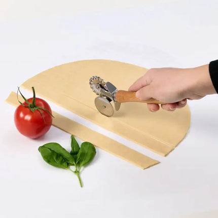 Double Pastry Ravioli Pasta Dough Cutter/Crimper