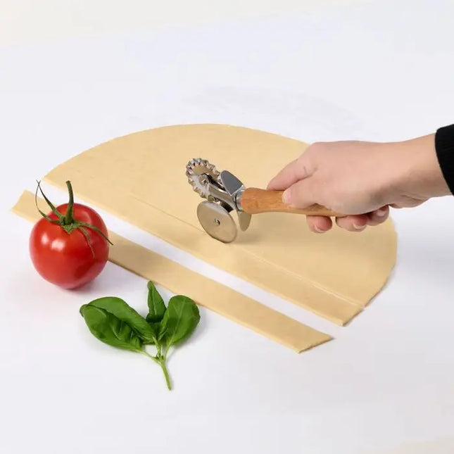 Double Pastry Ravioli Pasta Dough Cutter/Crimper