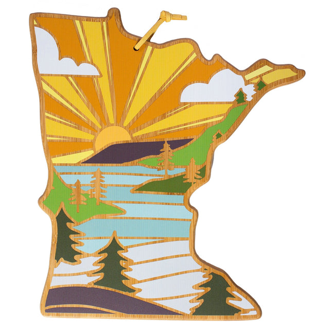 Summer Stokes Minnesota Artwork Cutting Board