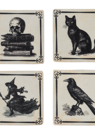 Vintage Halloween Coaster (4 pc. set)