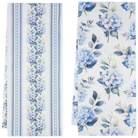 Tea Towel - Blue Hydrangea