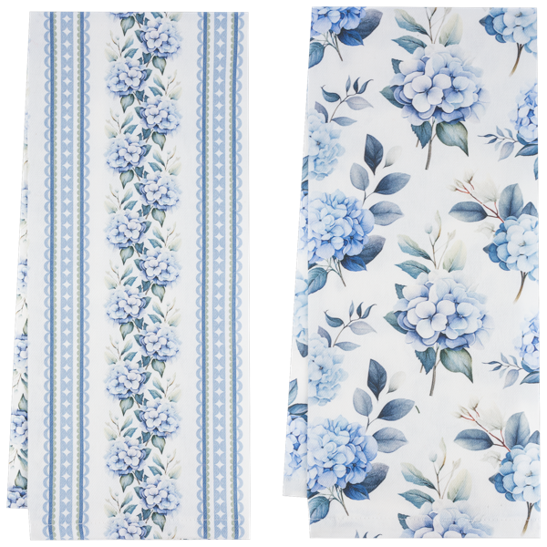 Tea Towel - Blue Hydrangea