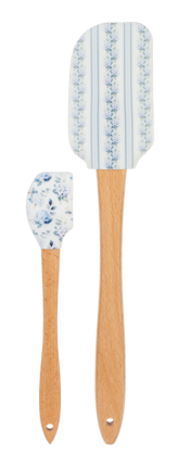 Spatula 2 pc set - Blue Hydrangea