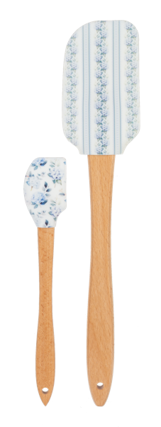 Spatula 2 pc set - Blue Hydrangea