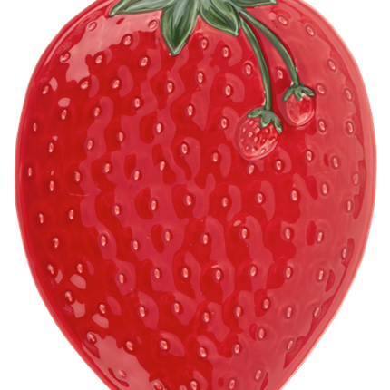 Strawberry Dish - Dark Red