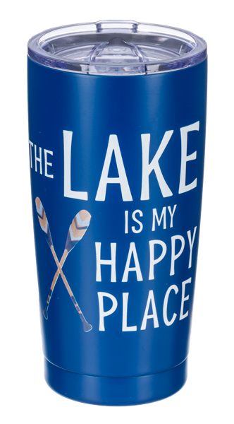 Tumbler -"Lake Is My Happy Place"