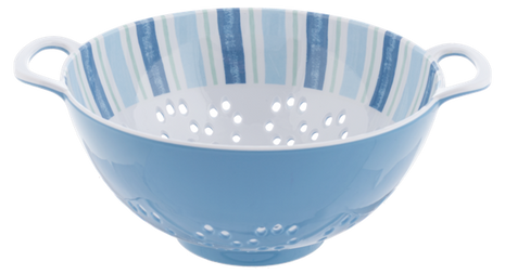 Cottagecore Berry Bowl - Blue Stripes