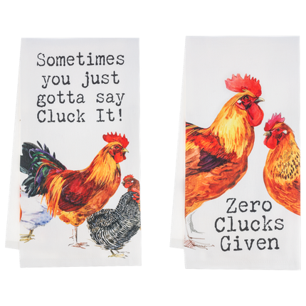 Tea Towel - Chicken Humor