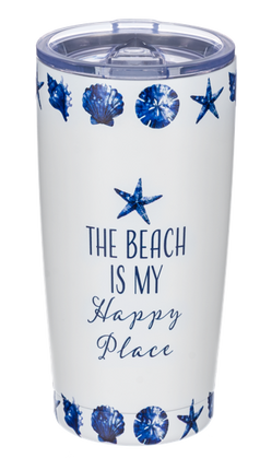 Tumbler "The Beach is My Happy Place"
