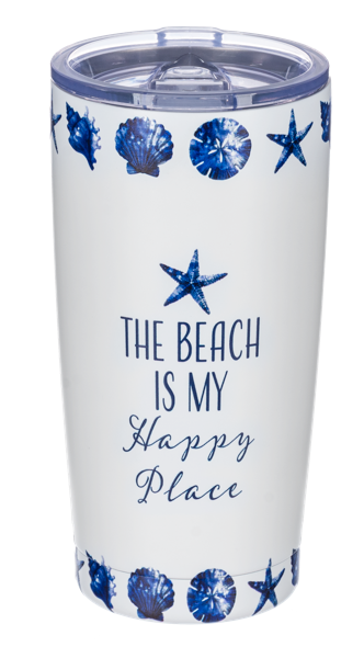 Tumbler "The Beach is My Happy Place"