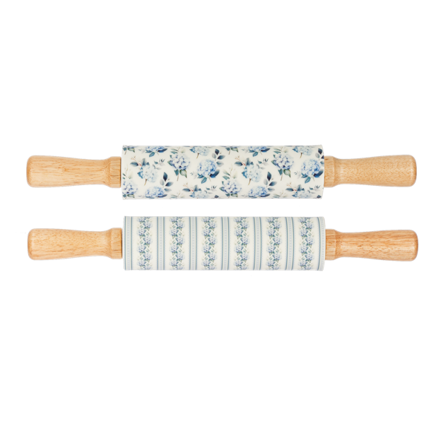 Rolling Pin -Blue Hydrangea