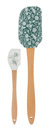 Green Botanical Spatula (2 pc. set)