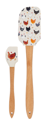 Spatula 2 pc set -Chickens