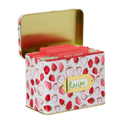 Tin Recipe Box