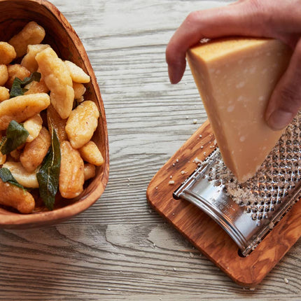 Italian Olivewood Flat Cheese Grater