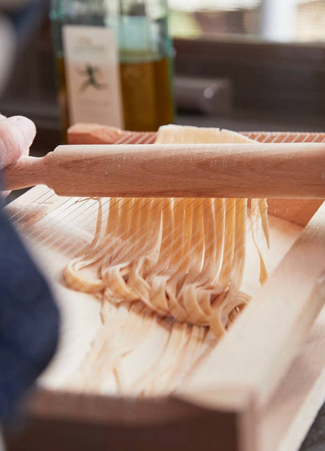 Italian Pasta Chitarra with Rolling Pin: Small