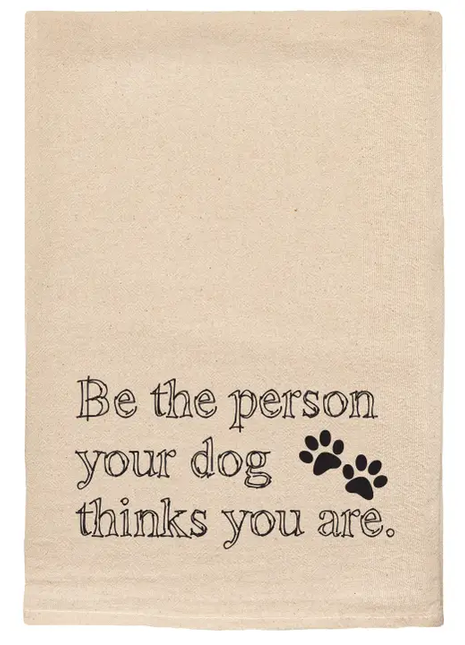 Natural Tea Towel Your Dog Thinks