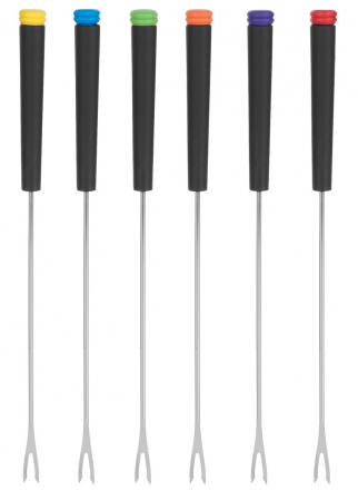Black Handle Fondue Forks / Set Of 6 DC