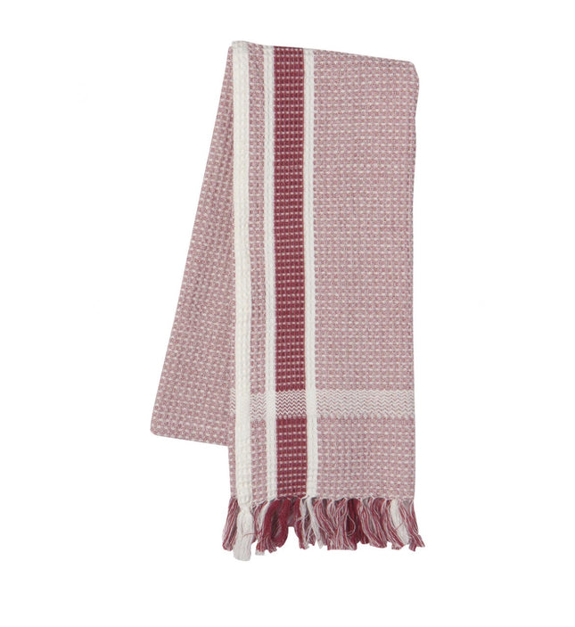 Heirloom Soft Waffle Dishtowel Wine DC