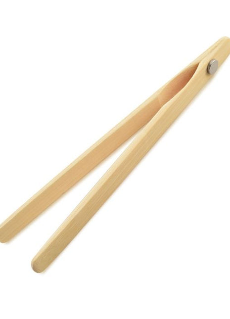 Bamboo Toaster Tongs w/ Magnet