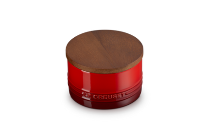 Signature Canister w/ Wood Lid 16 Oz