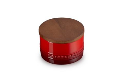 Signature Canister w/ Wood Lid 16 Oz
