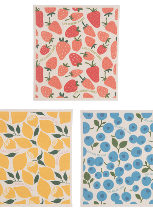 Fruit Reusable Dish Cloth