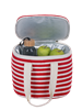 Red & Ivory Insulated Mini Cooler Bag
