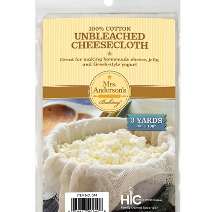 Unbleached Cotton Cheesecloth – 3 Sq Yards