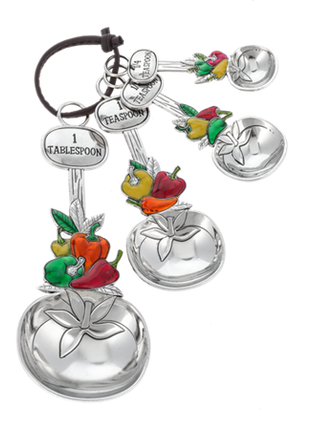 Measuring Spoons set of 4 -Chili Peppers