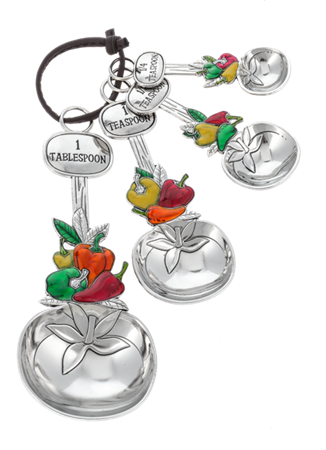 Measuring Spoons set of 4 -Chili Peppers