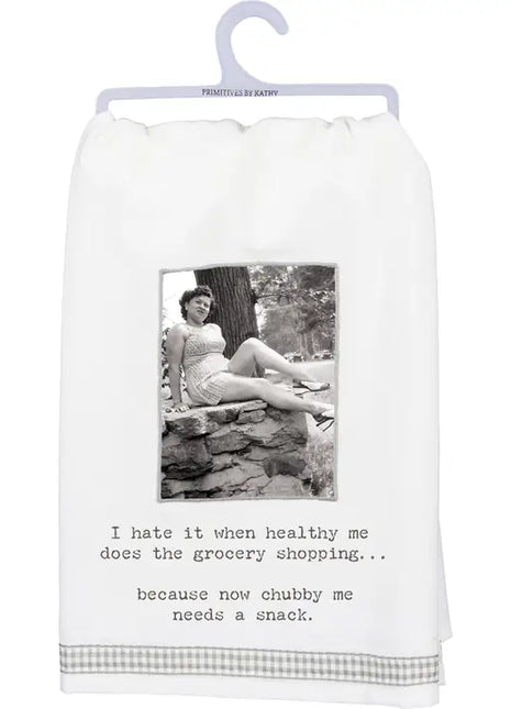 Now Chubby Me Needs A Snack Kitchen Towel