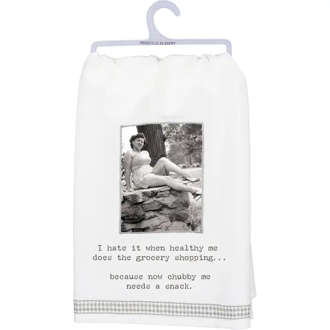 Now Chubby Me Needs A Snack Kitchen Towel