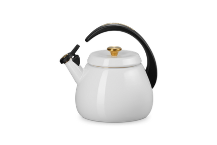 Cloche Kettle 2.2 Qt White Signature Gold