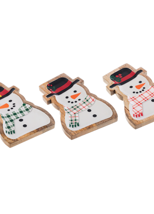 Snowman Tidbit Tray