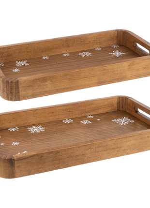 Snowflake Tray (2 pc. set)