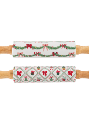 Christmas Cottage Rolling Pin