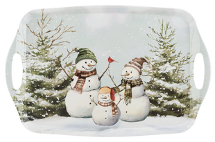 Snowman Serving Tray