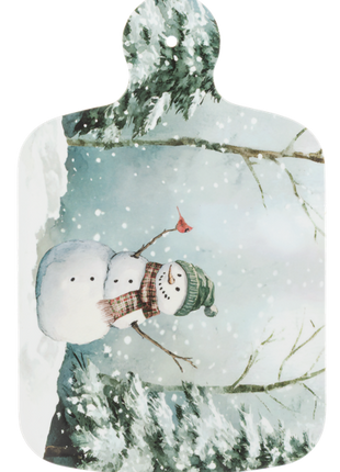 Snowman Charcuterie Board