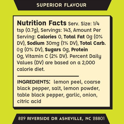 Lemon Pepper Seasoning