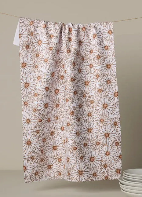Geometry Tea Towel Daisy Trail