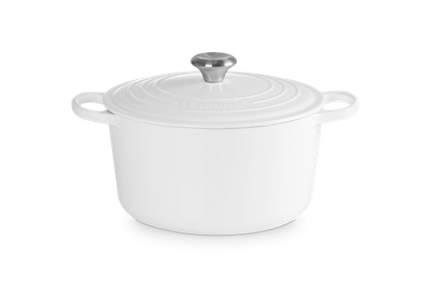 Signature Deep Round Oven 6.5 Qt White