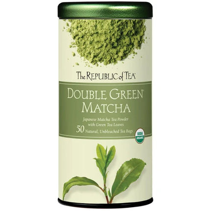 Republic of Tea Double Green Matcha 50 Bags